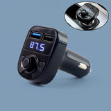 CAR-X8 Bluetooth FM Transmitter Kit with Dual USB Fast Charger