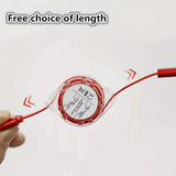 Retractable 3-in-1 Charger Cable for Phones & Android (1 Pc, Multi-USB)