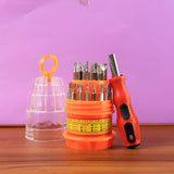 (SET OF 4PC) SCREWDRIVER SET, STEEL 31 IN 1 WITH 30 SCREWDRIVER BITS, PROFESSIONAL MAGNETIC DRIVER SET, B Grade