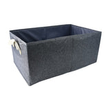 FOLDABLE CLOTH STORAGE BOX WITH HANDLES (47×28 CM)