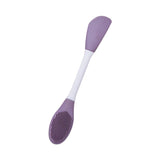 Double-Headed Silicone Mask Brush – Facial Cleansing & Mask Application Tool (1 Pc)