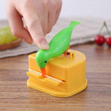 Portable Automatic Bird Toothpick Storage Box