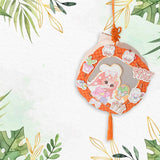 DIY Handmade Cartoon Paper Lanterns – Antique Hollow-Out LED Projection for Festival Decor