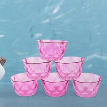 6pc Diamond shape ice cream bowl set