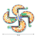 Religious Golden Swastik Wall Hanging