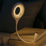 LED USB Light for Laptop, 16 LED Night Lights for Bedroom, Lightweight Small LED Reading Light Lamp with Flexible Neck, Desk Light for Home, Travel, Study, Office (1 Pc)