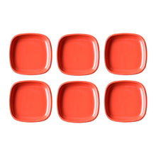 Durable microwave-safe square quarter plates, set of 6.