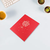 Unique 3D -Up Wishing Card (Christmas): 1 Pc