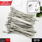 Stainless Steel Cable Ties for Solar & Home Use (100 Pc, 4.6x100mm)