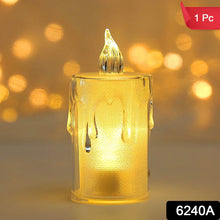 Simple Candles for Home Decoration, Crystal Candle Lights, Diwali