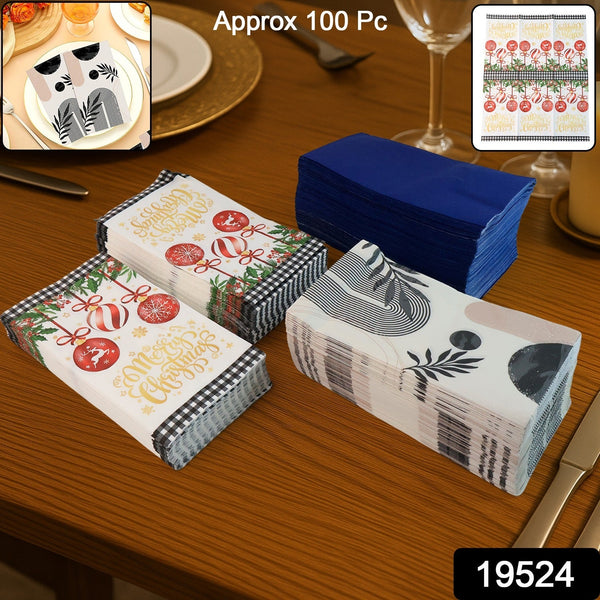 100 Pcs Ultra-Soft Tissue Paper Napkin Pack