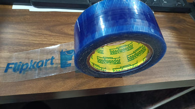 Blue tape for packaging with Flipkart lgadgetinpocket.in for delivery use.