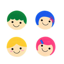 Fun Face Design Eraser Set