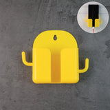 1 Pc Wallmount Mobile Stand With Hook for and stuffs purposes. (Mix Color / 1 Pc)